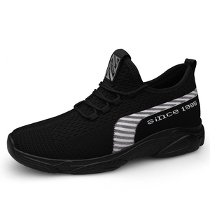 Baskets blanches pour hommes, chaussures rehaussantes à talons cachés, respirantes, avec semelle intérieure augmentant la hauteur de 6 cm, style sport décontracté - Product Image 6