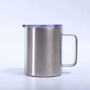 แก้วน้ำสแตนเลสพิมพ์โลโก้ตามสั่ง แบบสองชั้น สำหรับกิจกรรมส่งเสริมการขาย ของขวัญองค์กร ธุรกิจ พร้อมหูจับ - Product Image 6