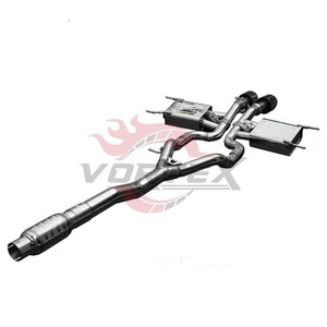 Escape Catback Valvetronic de Acero Inoxidable VORTEX, Pulido Espejo de 1.5mm con Convertidor Catalítico para Jaguar F-TYPE, Gran Venta - Product Image 2