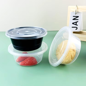 Hộp đựng đồ ăn nhẹ bằng nhựa <span class=keywords><strong>PP</strong></span> <span class=keywords><strong>50ml</strong></span> & 255ml có nắp, dùng đựng sốt, bơ, sữa chua, kem, tráng miệng, thạch, pudding, nước chấm, gia vị - Product Image 4