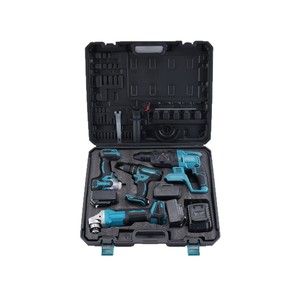 Ensemble d'outils électriques polyvalents et haute performance pour le marché international, comprenant une meuleuse d'angle, un marteau, une perceuse à batterie lithium-ion et une clé à chocs - Product Image 3