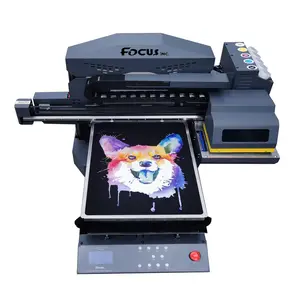 China Made Factory Direkt verkauf A3 Größe 2 Köpfe Schneller DIY Digital Direct DTG-Drucker für jedes Farb-T-Shirt