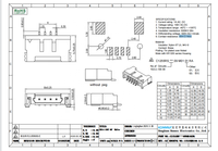 Connecteur en laiton à profil bas pour systèmes aérospatiaux, systèmes solaires, équipements multimédias portables KR1255, pas de 1,25 mm, 2 à 30 broches