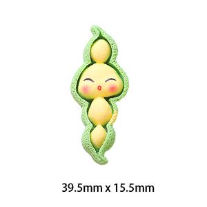 Prix de gros Lovely Faux pois de maïs cacahuète Design Flatback Cabochon en résine <span class=keywords><strong>Craft</strong></span> - Product Image 6