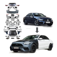 Offre Spéciale pour Mercedes-Benz Facelift W205 C205 2013-2021 : Kit Carrosserie Nouvelle Génération W206 C63 AMG (Pare-chocs, Calandre, Phares)