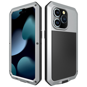 <span class=keywords><strong>Custodia</strong></span> Protettiva Antiurto e Antipolvere in Metallo per <span class=keywords><strong>Apple</strong></span> <span class=keywords><strong>iPhone</strong></span> 15 <span class=keywords><strong>Pro</strong></span> Max SE <span class=keywords><strong>14</strong></span> Plus - Product Image 1