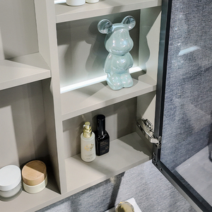 Mueble <span class=keywords><strong>de</strong></span> <span class=keywords><strong>Baño</strong></span> con Espejo Inteligente, Aluminio Honeycomb, Longitud <span class=keywords><strong>de</strong></span> 600-1000 mm, Herrajes <span class=keywords><strong>de</strong></span> Cierre Suave, Uso Hospitalario - Product Image 6