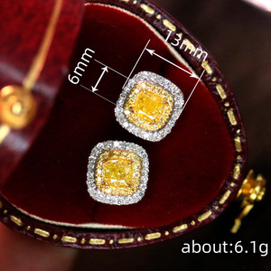 Orecchini a Perno Quadrati Semplici per Donne, Eleganti Accessori per Orecchie da Indossare Quotidianamente - Product Image 4