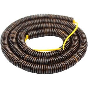 ลูกปัดเปลือกมะพร้าวทรงกลมสีธรรมชาติสำหรับทำเครื่องประดับพุทธแบบ DIY สร้อยข้อมือ ของสะสม อุปกรณ์ตกแต่งเมล็ดโพธิ์ - Product Image 5