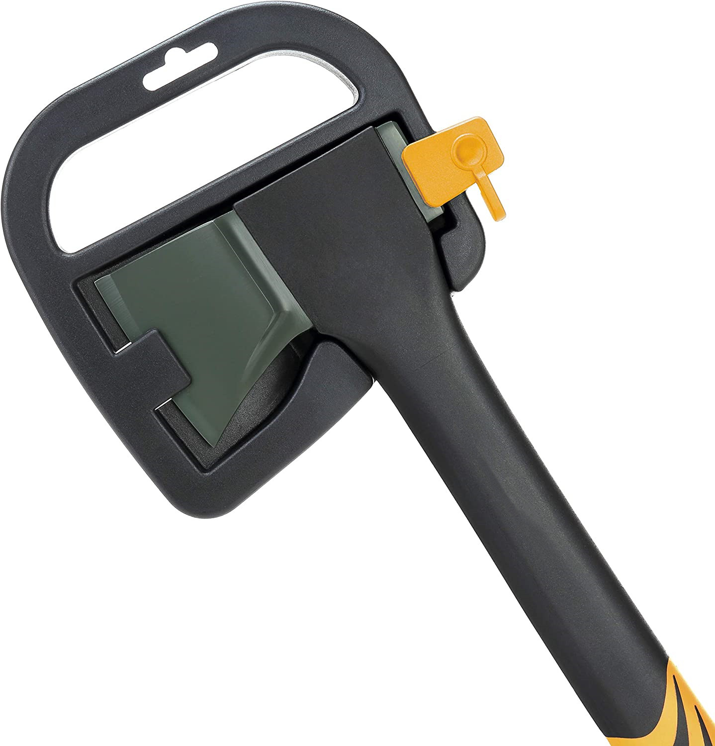 Садовый топор Isunpro 17,5 дюйма, синтетическая Текстурированная резиновая рукоятка, кованый топор с поверхностью из высокоуглеродистой стали для кемпинга