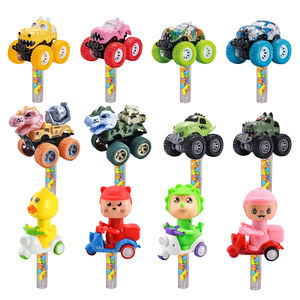 बेफ्लाई प्लास्टिक 360 रोटेशन प्लास्टिक स्टंट रेसिंग कार खिलौना कैंडी के साथ कैंडी - Product Image 4