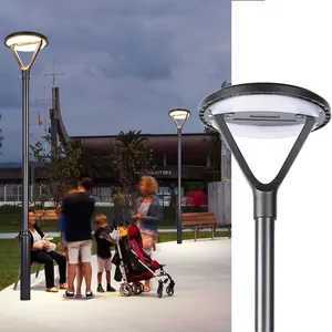 Omsen 2024 tutto In uno luce di strada solare In piedi lampada a Led Flood Lights pali per giardino cortile magazzino parco a tema