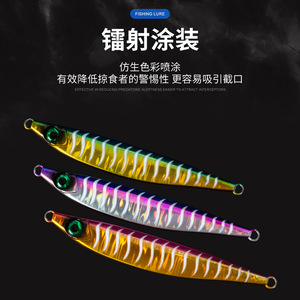 <span class=keywords><strong>Esca</strong></span> Metallica Bionica UV <span class=keywords><strong>per</strong></span> Pesca in Mare, 40g-100g, 6 Colori, <span class=keywords><strong>per</strong></span> <span class=keywords><strong>Spigola</strong></span> e Salmone - Product Image 4