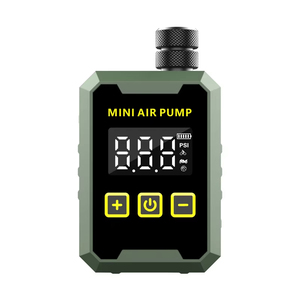 Mini Bomba de Bicicleta Plástica Leve e Ecológica, Compressor de Ar Elétrico 150PSI com Display LCD para Carro, Moto, MTB e Pneus de Estrada - Product Image 1