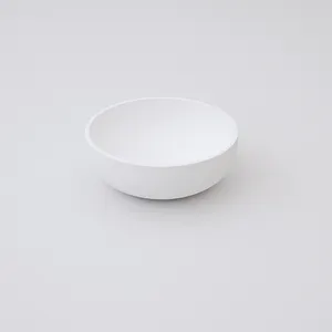 SM-8301 الصين مصنع مباشرة التصاميم الحديثة الحمام الأبيض حجر حوض غسيل شكل دائري