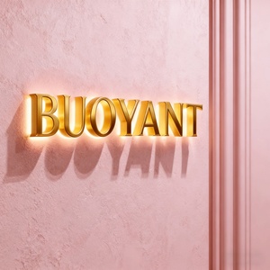 Business Logo Led Advertising Letters <b>Sign</b> Custom 3D Led Letters Business Metal Acrylic Store Front <b>Sign</b> LED Backlit Letters - Product Image 1