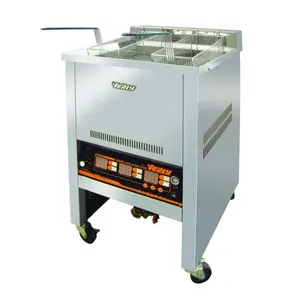 High quality Oil- water mixed 50L electric Fryer with timer OW-735