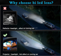 RAYCH Nouveaux phares de projecteur hyperboloïde à objectif bi-led 3.0 ''pour Hella 3R G5 Lumière LED High Low Beam 60W 6000k Matrix Lens