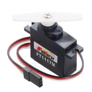 Mini Motor Servo Metálico de Alta Velocidad 6V 3.5kg 25T para Helicópteros RC, Aviones, Coches, Kits DIY, Proyectos de Brazos Robóticos y Receptores - Product Image 1