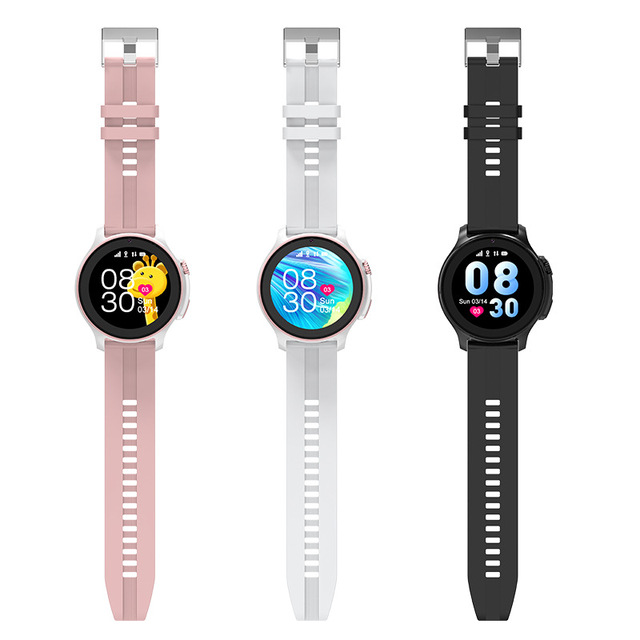 Round Screen 4G Children's Phone Watch, Children's Waterproof Smart Watch, 4G Voice and Video Call Watch