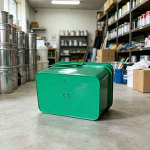 Cubo de plástico cuadrado de 20L con asa, grado alimenticio, gran capacidad, cubo de plástico rectangular para almacenamiento de pintura y productos químicos - Product Image 1
