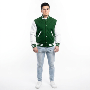 Veste de sport en molleton d'hiver pour homme avec logo personnalisé de haute qualité, col montant, broderie, streetwear - Product Image 1