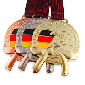 Médaille Marathon personnalisation métal plaqué or forme 3D événement sportif compétition d'athlétisme commémorative marche coulée UV - Product Image 4