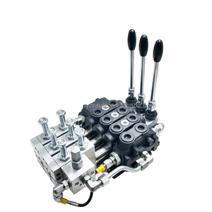 Vanne de commande directionnelle sectionnelle électro-hydraulique manuelle à double action à 3 bobines DCV60 60L/min Huamao 315Bar |   Directement de l'usine - Product Image 6