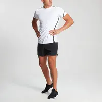 Commercio all'ingrosso Custom Design Regular Fit Sport Gym Tee Fitness Abbigliamento Maglietta degli uomini di