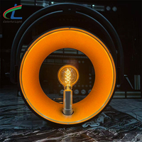 Ampoule à filament tungstène 40W DMX512 E27 en alliage d'aluminium 2700K, lumière de scène rétro jaune classique pour DJ et soirées, dimmable et suspendable