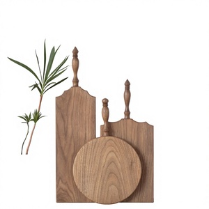 Planche à découper double face en bois de noyer noir, écologique, 1,5 cm d'épaisseur, pour desserts, fruits et steaks - Product Image 2