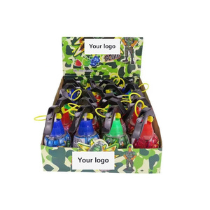 Caramelos al por mayor etiqueta privada personalizada <span class=keywords><strong>granada</strong></span> de mano en forma de spray agrio caramelo líquido venta directa de fábrica niños caramelo juguete OEM - Product Image 1