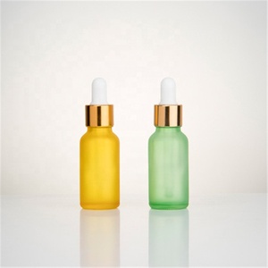 ขวดแก้วใส่น้ำมันหอมระเหยแบบด้านสีเหลืองสีเขียวสีม่วงขวดแก้ว<span class=keywords><strong>20CC</strong></span> ขวดแก้วขนาด20มล. - Product Image 1