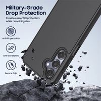 Coque de téléphone portable antichoc en TPU+PC noir tendance pour A16, motif paysage urbain, modèle JXPH-016 compatible