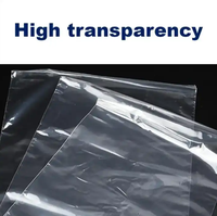 Sacs d'emballage plats transparents et étanches avec valve, grande taille, pour bijoux, montres et lunettes, en LDPE