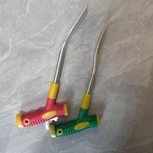 Garden Shovels T-Grip Handle Metal Blade For Digging Vegetables And Transplanting Flowers Green Pink Plastic Handle - Product Image 1