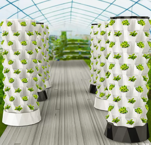 Système de culture hydroponique en tour verticale 30L, tour de culture multicouche gain de place pour légumes de serre - Product Image 2