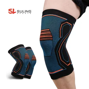 メーカーカスタム調節可能な膝パッド/膝ブレース圧縮スリーブ膝サポート