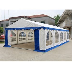 Abri de rangement pour événements extérieurs en tissu PVC, tente de garage, abri de fête économique et durable avec structure en acier galvanisé et aluminium - Product Image 1