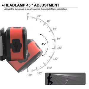 Linterna Frontal Ultraligera para Exteriores, Luz Blanca+Amarilla+Roja con Destello de Advertencia, Recargable - Product Image 6