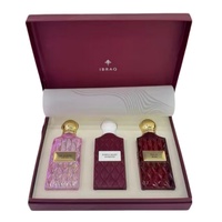 Ensemble cadeau de parfum de luxe pour homme IBRAQ Diamond Collection, 75 ml x 3 pièces, vente en gros, parfum naturel longue durée