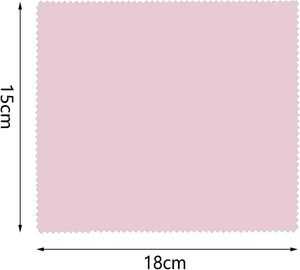 Chiffon de nettoyage pour lunettes, montres et écrans en microfibre suédée, personnalisé avec logo imprimé, haute qualité - Product Image 2