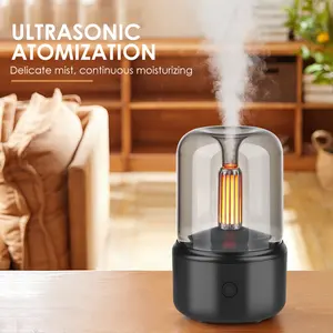 3D Simulation Scented Candles Light Aroma Diffuser Humidifier USB Desktop Car Air Fresheners