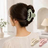 Newyeah Vente en gros Pince à cheveux en acétate de cellulose couleur unie avec logo personnalisé, maintien solide, accessoires pour cheveux femme OEM ODM