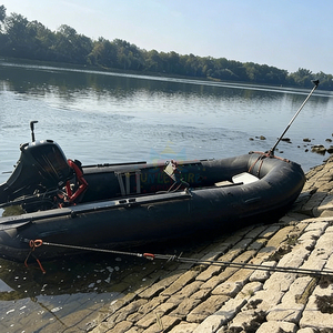 Bateau pneumatique en PVC pliable, bateau de pêche léger, yacht sportif, bateau pneumatique en aluminium pour la pêche en mer, le surf, vente chaude - Product Image 2