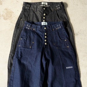 Japanese Raw Selvedge <b>Denim</b> Fabric Baggy Jeans Custom Streetwear Oversized Heavweight 14oz High Quality <b>Denim</b> Jeans Men - Product Image 2