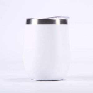 Taza de Café Ecológica Personalizada de Acero Inoxidable de Doble Pared, Vaso Térmico sin Asa con Tapa, Capacidad de 350 ml, Vasos Metálicos para Beber - Product Image 2