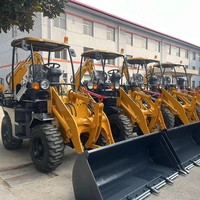 Produttore Mini terne prezzo fattoria frutteto uso domestico 4x4 gommata con cabina e condizionatore spedizione veloce