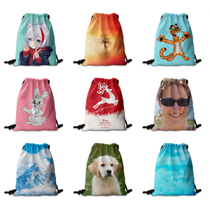 Dây kéo túi vải OEM dịch vụ sử dụng hàng ngày <span class=keywords><strong>cinch</strong></span> Túi tùy chỉnh <span class=keywords><strong>cinch</strong></span> bao tải chuỗi Túi số lượng lớn dây kéo Ba lô - Product Image 2