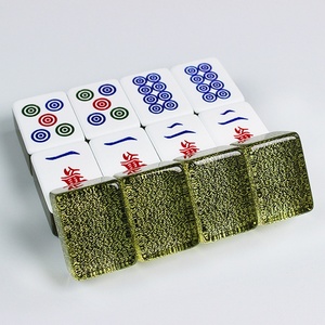 Juego de Mahjong Estilo Americano de Alta Gama con Fichas de Acrílico Transparente, para Juego Diario Familiar y Entretenimiento - Product Image 3